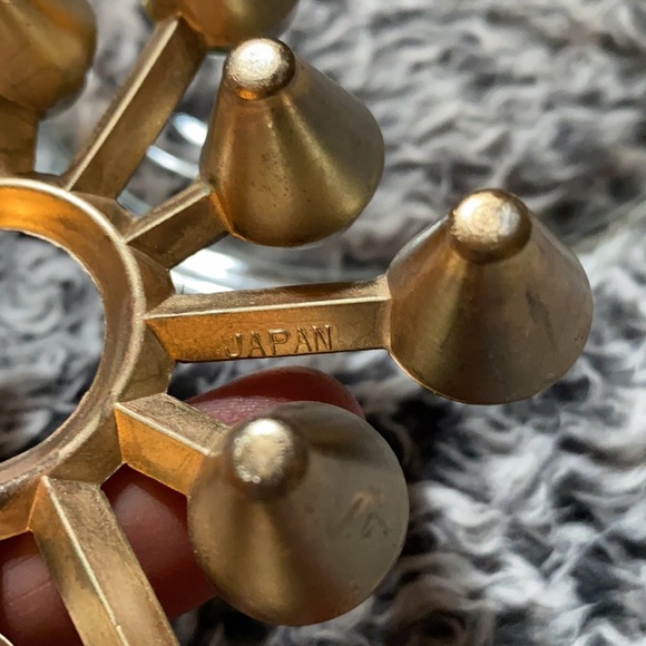 Mid century star burst hot pan or coffee mug trivet - Picture 4 of 5